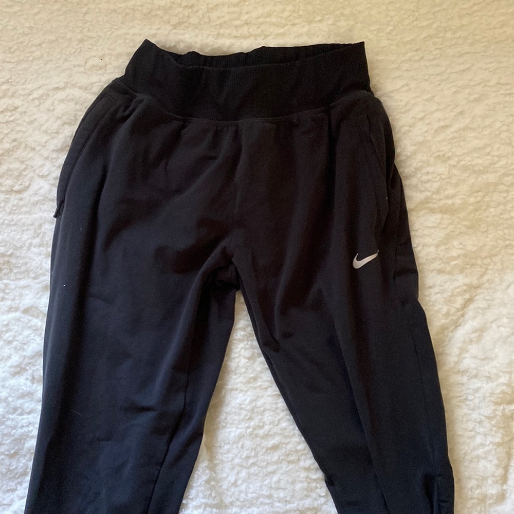 Nike black athletic joggers size xs